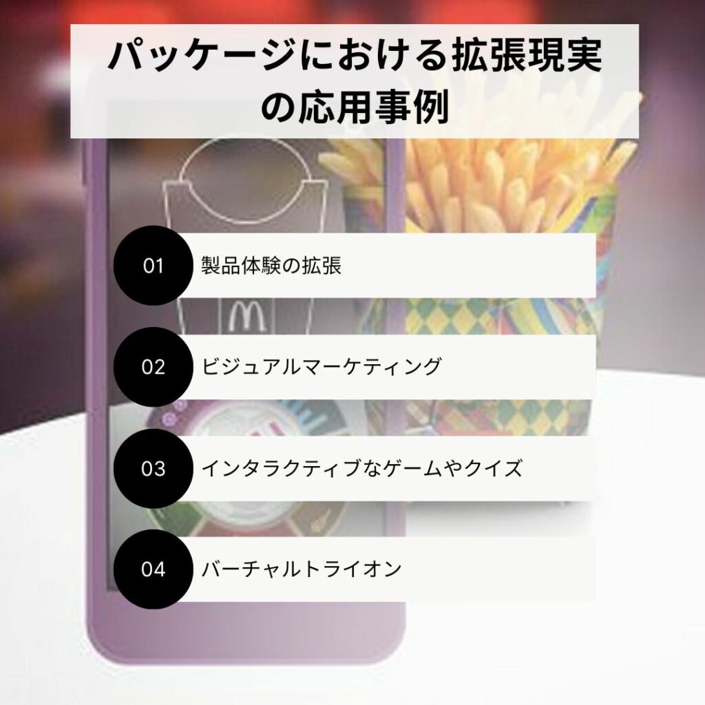 パッケージにおけるARのメリットと将来性をご紹介! 3 パッケージにおける拡張現実の応用事例