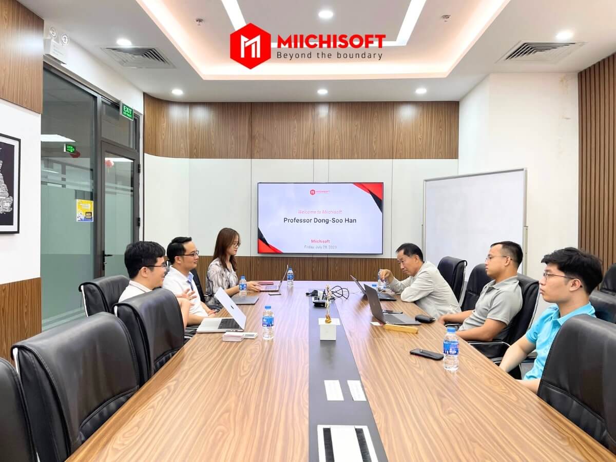 MiichisoftはDong-Soo Han博士の来社を歓迎いたします! 5 3