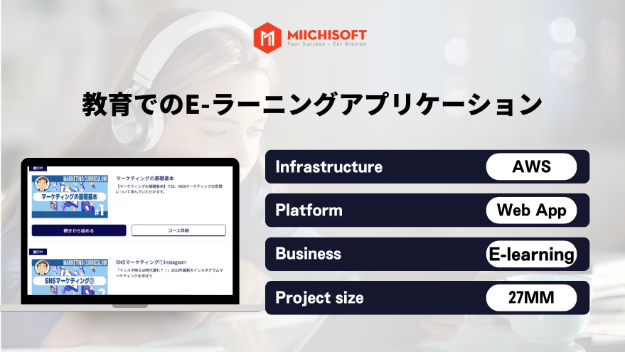 教育でのE-ラーニングアプリケーション