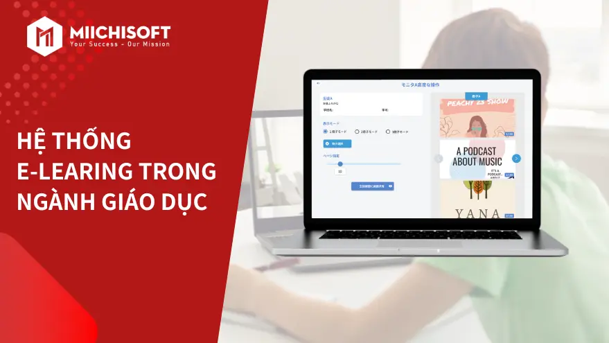 Hệ thống E-learning trong ngành giáo dục