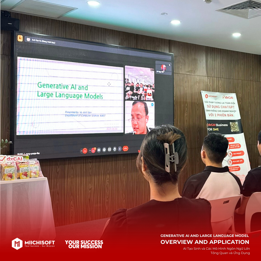 Hội Thảo Nội Bộ Về AI Tạo Sinh (Generative AI) Và Mô Hình Ngôn Ngữ Lớn (LLM) 3 Ngay luc nay
