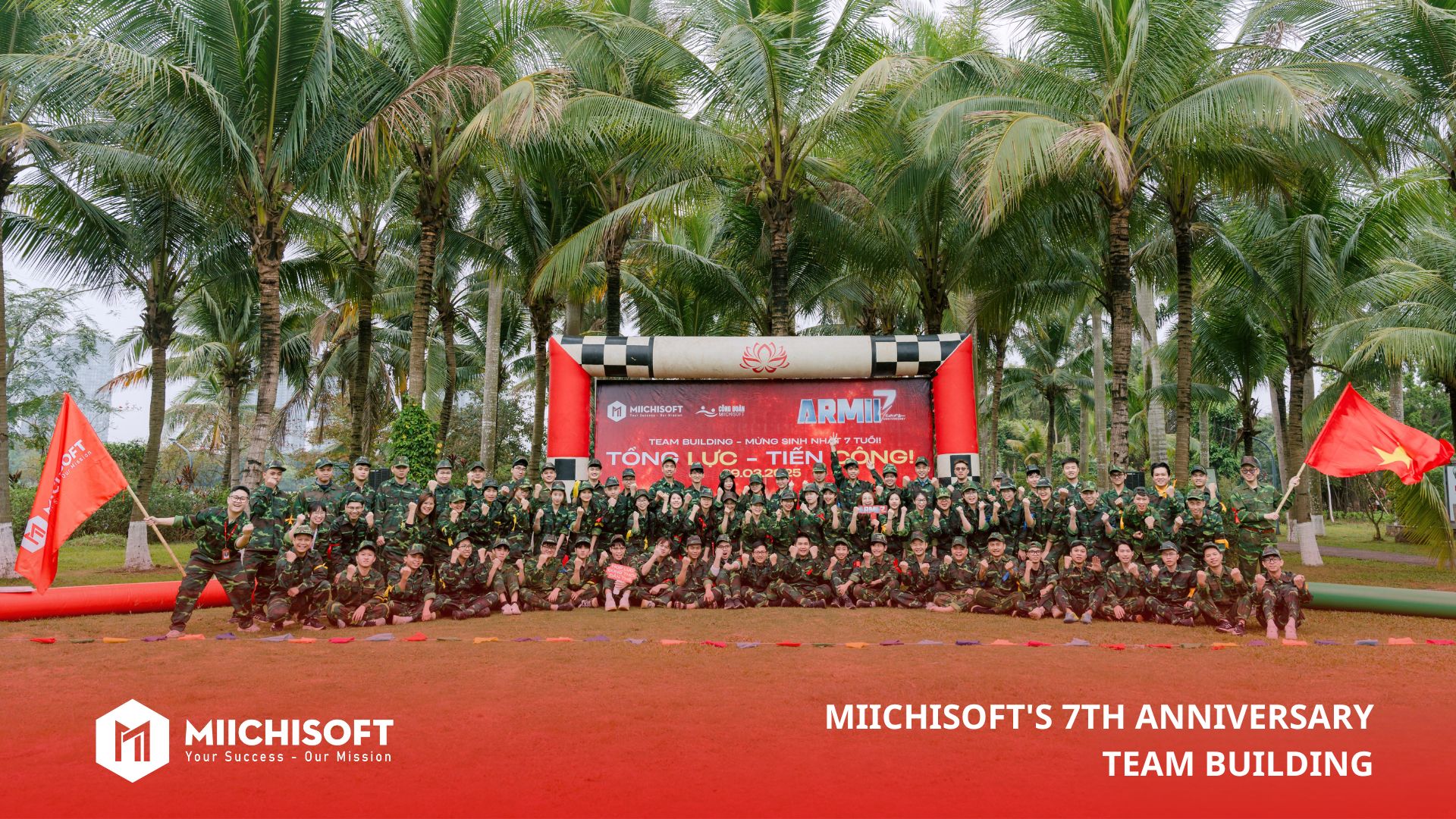 Miichisoft’s 7th Anniversary Team Building: Strength – Timing – Leadership