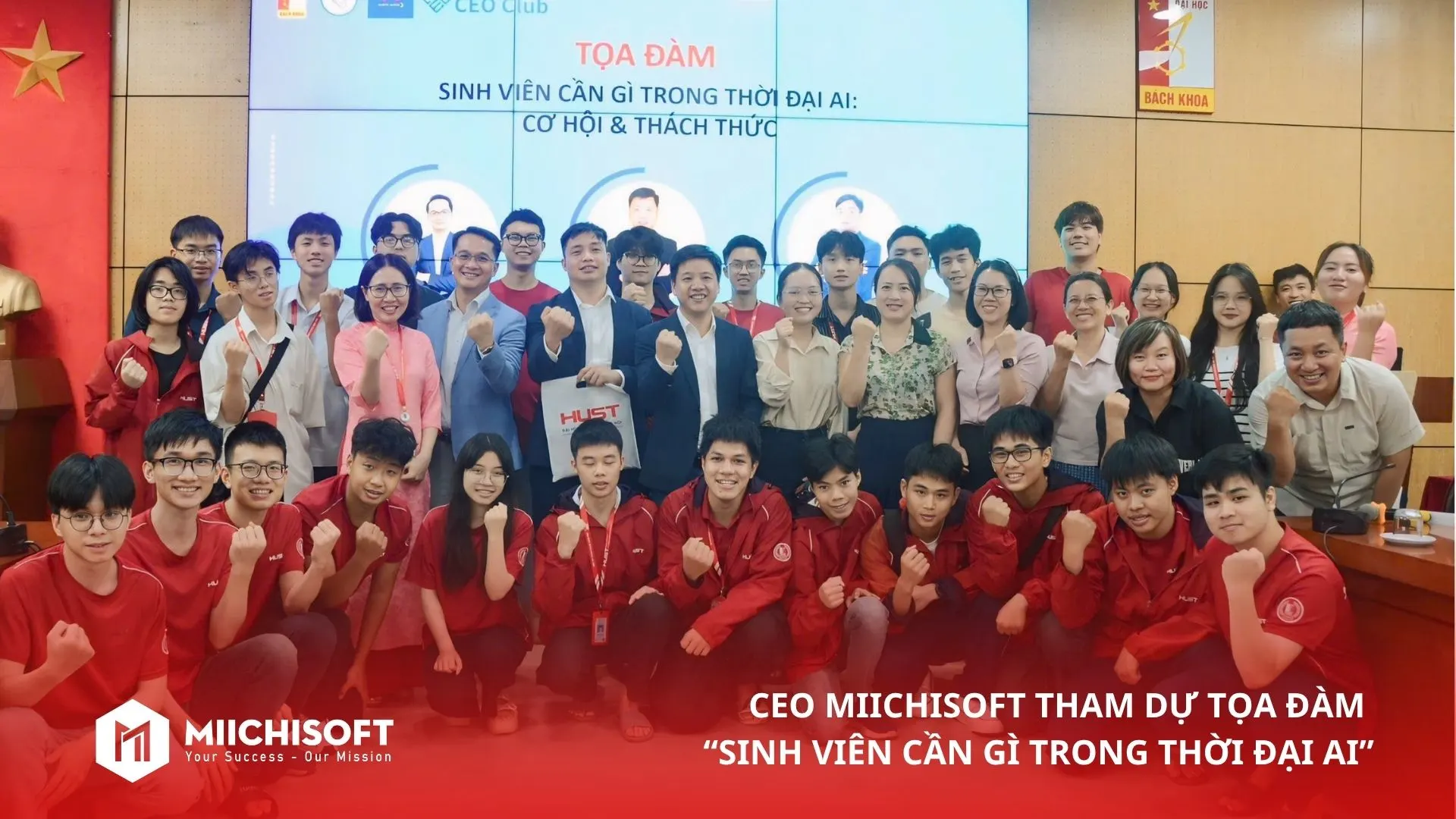 CEO Miichisoft Tham Dự tọa đàm “Sinh Viên Cần Gì Trong Thời Đại AI?” Tại Đại Học Bách Khoa Hà Nội
